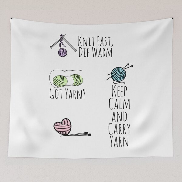 Item preview, Knitting Sticker designed and sold by LydiaMacdonald.
