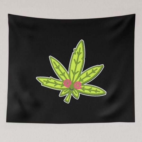 Item preview, Smiley Cannabis Weed Leaf Gift designed and sold by TTFMerch.