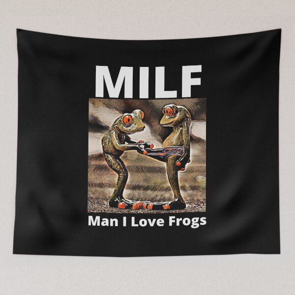 Item preview, Man I Love Frogs - MILF designed and sold by araeesha0315.