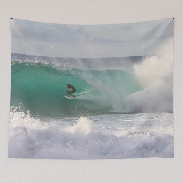 Item preview, Surfing the Tube Riding Surfboard in Huge Surf designed and sold by Jaydee001.