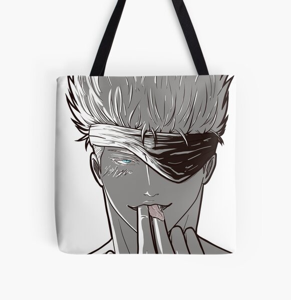 Gojo Satoru fan art Tote Bag by Valérie Gabriella Alex