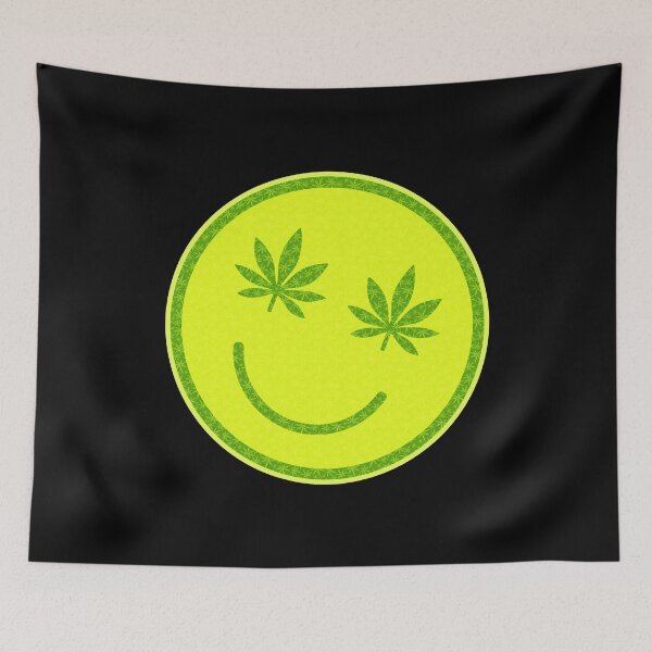 Item preview, Cannabis Weed Leaf Smiley Gift designed and sold by TTFMerch.