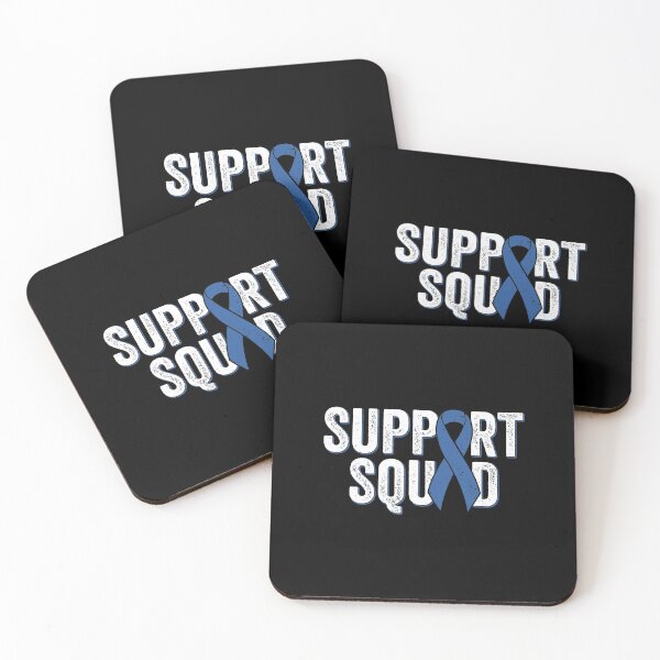 Item preview, Colon Cancer Support Squad Blue Colorectal Awareness Ribbon designed and sold by hautalachante.