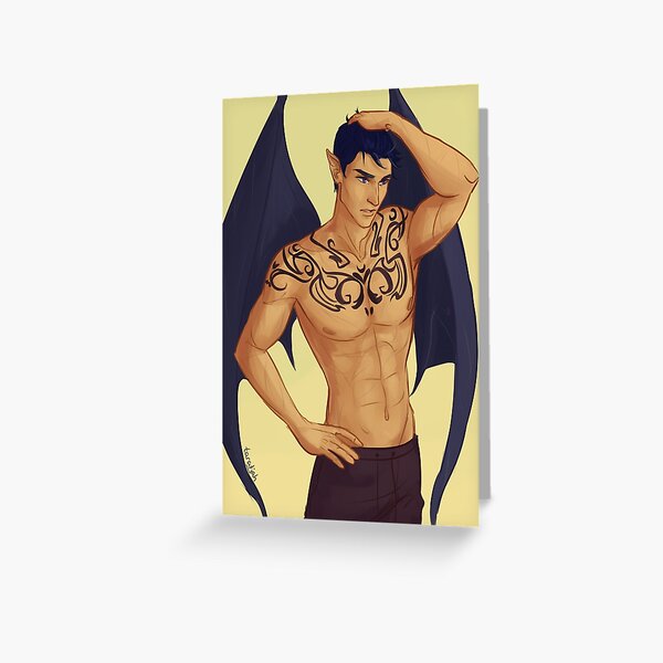 Rhysand Tattoos Greeting Card