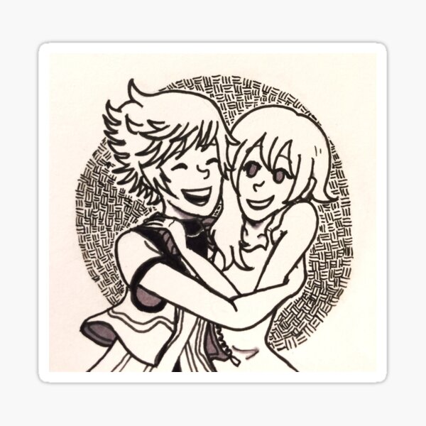 Item preview, Ventus y Namine - vennami designed and sold by red-roadie-hood.