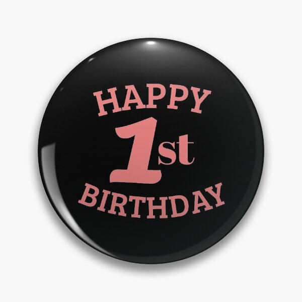 Item preview, Happy 1st Birthday designed and sold by JienChan26.