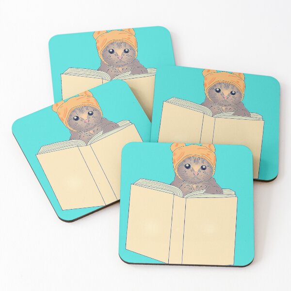 Item preview, Super cute kitten reading designed and sold by GAP90.
