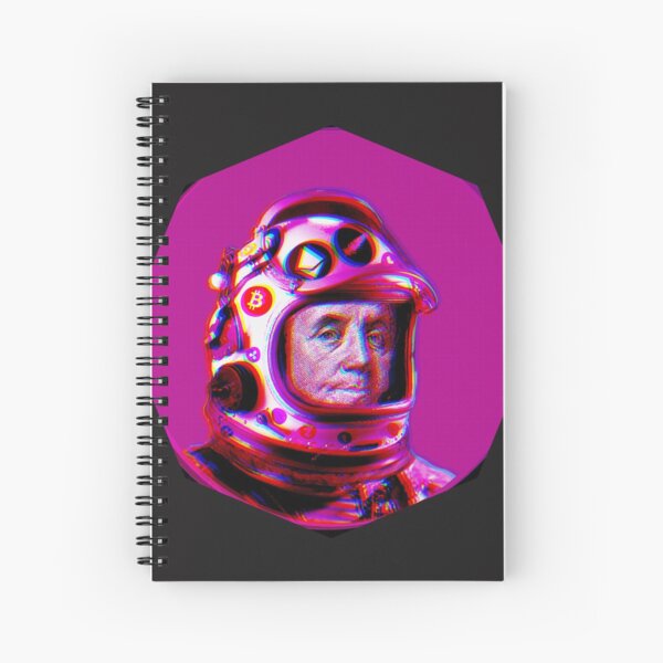 Item preview, Crypto Benjamin | Cyber Space Astronaut Miner | Purple  designed and sold by spinolator.