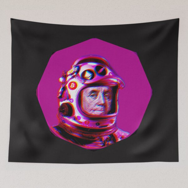 Item preview, Crypto Benjamin | Cyber Space Astronaut Miner | Purple  designed and sold by spinolator.