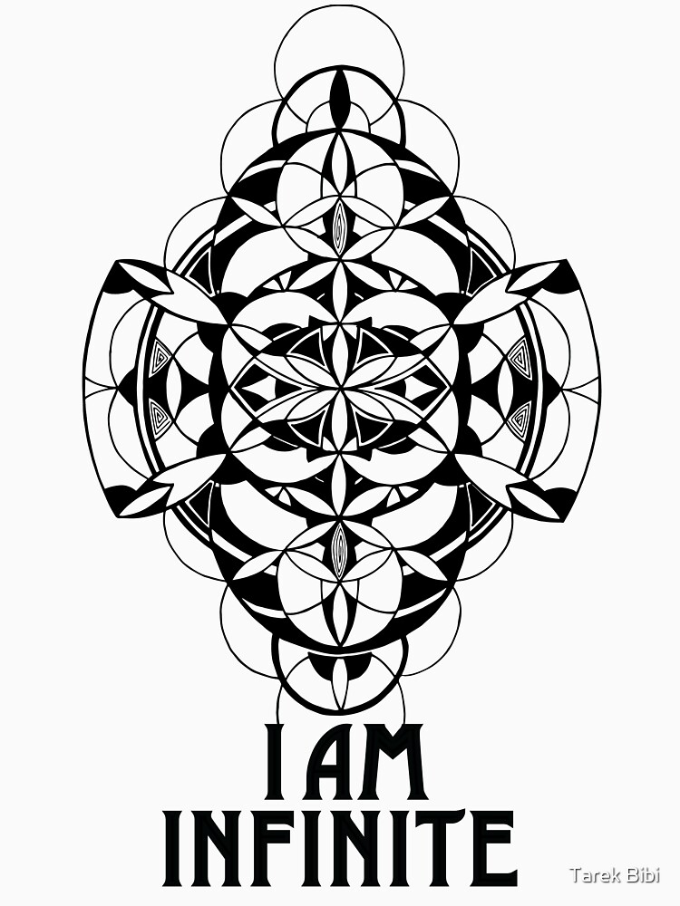 Thumbnail 3 of 3, Relaxed Fit T-Shirt, I AM INFINITE t-shirt designed and sold by EEL84.