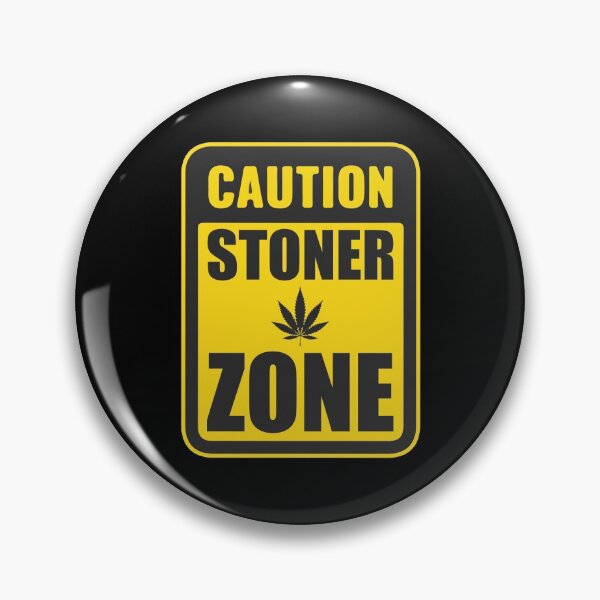 Item preview, Caution Stoner Zone Cannabis Weed Leaf Gift designed and sold by TTFMerch.