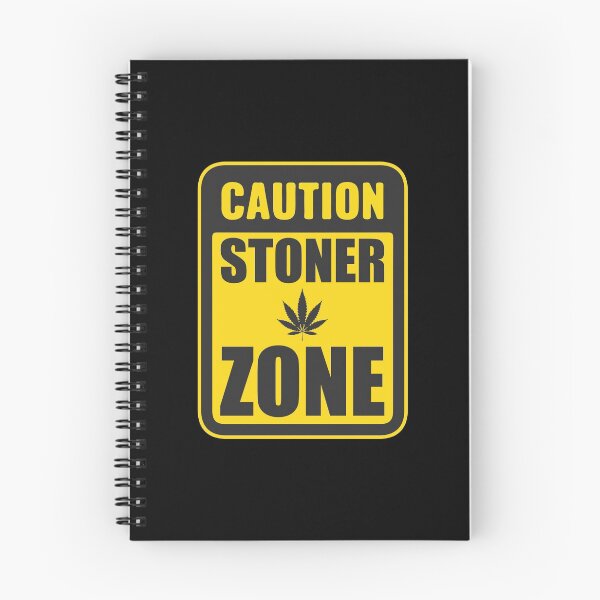 Item preview, Caution Stoner Zone Cannabis Weed Leaf Gift designed and sold by TTFMerch.