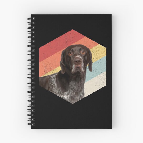 Item preview, cute german shorthaired pointer dog art retro vintage gifts designed and sold by alaechamlal.