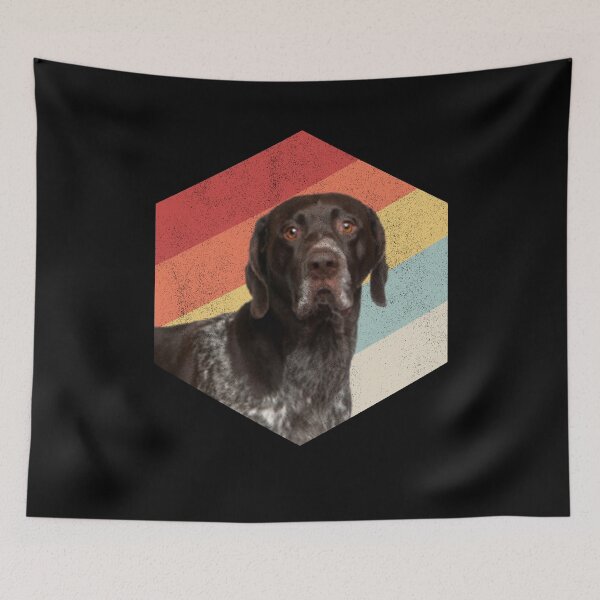 Item preview, cute german shorthaired pointer dog art retro vintage gifts designed and sold by alaechamlal.