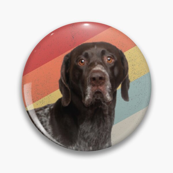 Item preview, cute german shorthaired pointer dog art retro vintage gifts designed and sold by alaechamlal.