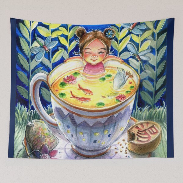 Item preview, Tea Bath designed and sold by OwlEngArt.
