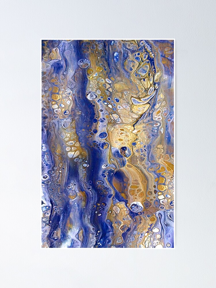 Thumbnail 1 of 3, Poster, Vertical rivers designed and sold by RGiadaArtShop.