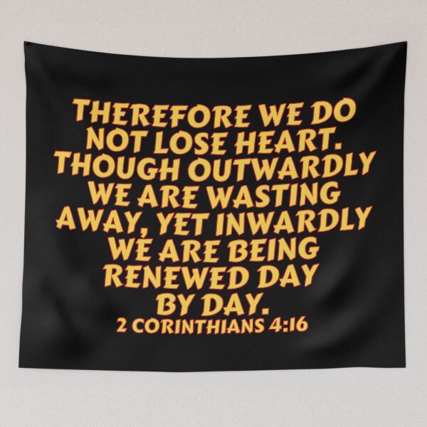 Item preview, Bible Verse 2 Corinthians 4:16 designed and sold by Prayingwarrior.