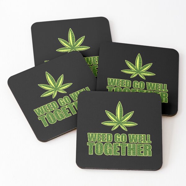 Item preview, Weed Go Well Together Cannabis Weed Gift designed and sold by TTFMerch.