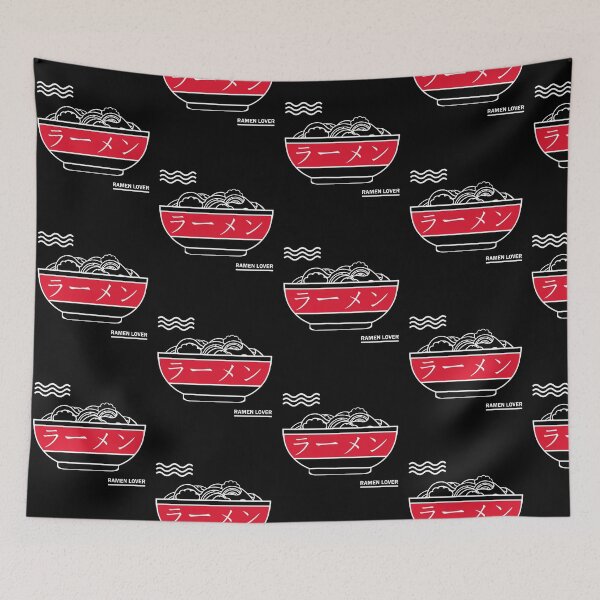 Item preview, Ramen Lover Ramen Noodle Eating Japanese Kanji designed and sold by TKsTees.