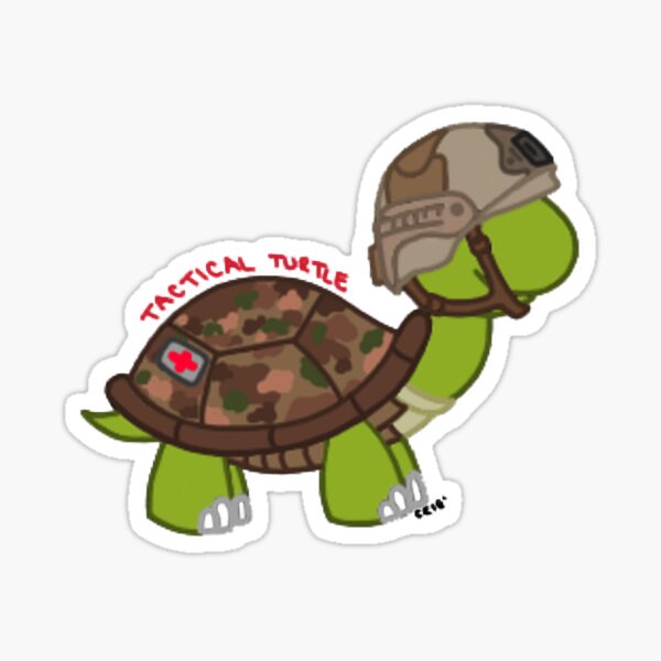 Item preview, Tactical Turtle Sticker designed and sold by LydiaMacdonald.