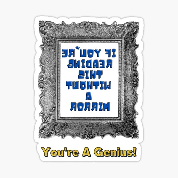 Item preview, Flipped Text Mirror Image  designed and sold by T-Larious-Tees.