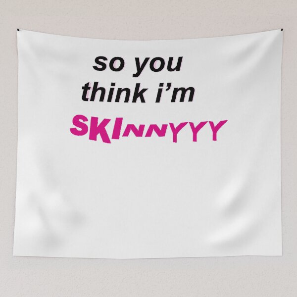 Item preview, so you think i’m skinny  Sticker designed and sold by LydiaMacdonald.