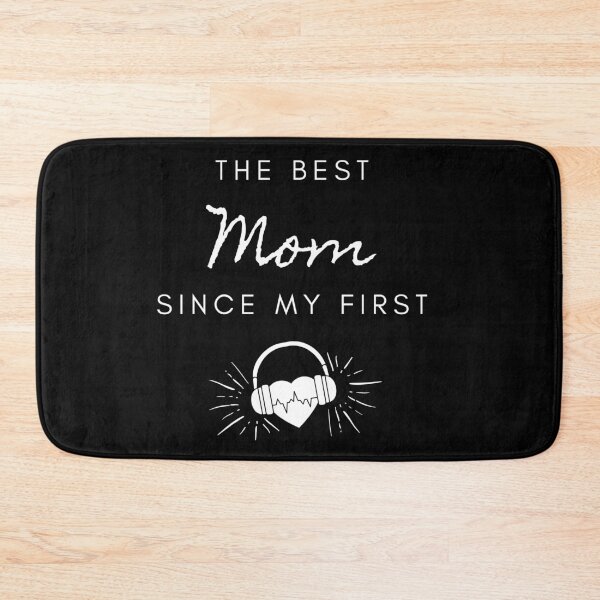 Item preview, The best mom SINCE MY FIRST heart in Black designed and sold by ForeverInColors.