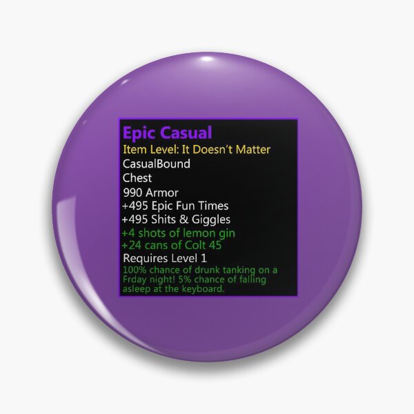 Item preview, Epic Casual designed and sold by casualcoo.