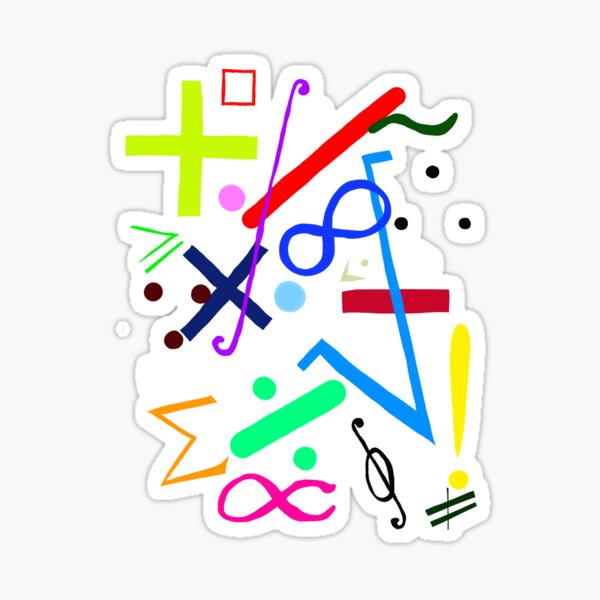 Merry Maths Sticker