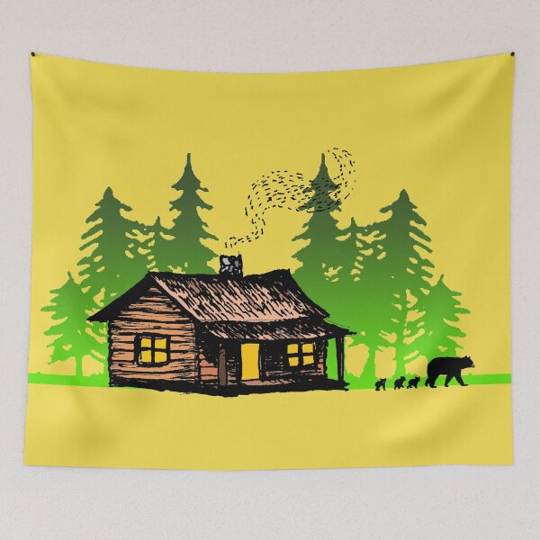 Item preview, CABIN WITHOUT BEARS designed and sold by Jean Gregory Evans.