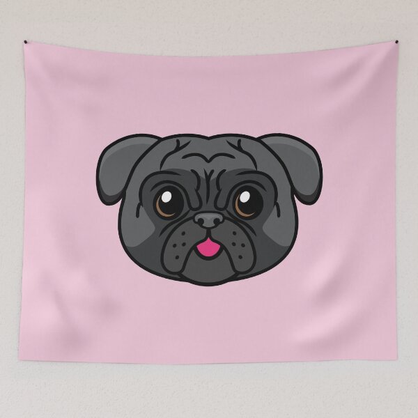 Item preview, Pug (Black) designed and sold by johnnyp1975.