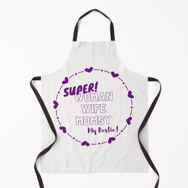 Item preview, Super woman wife momsy, My Bestie! in White designed and sold by ForeverInColors.