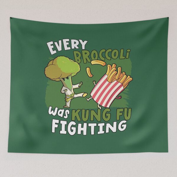 Item preview, Every Broccoli Was Kung Fu FIghting designed and sold by SLAG-Creative.