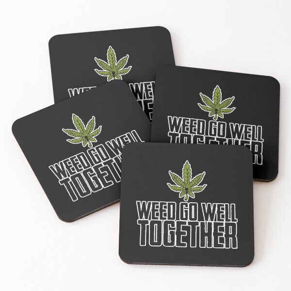 Item preview, Weed Go Well Together Cannabis Weed Gift designed and sold by TTFMerch.