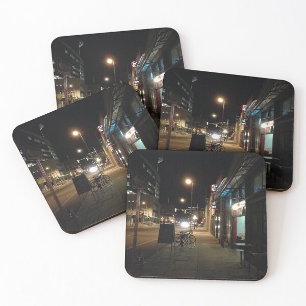 Item preview, Congress Street Scene, Tucson AZ at night designed and sold by azroger.