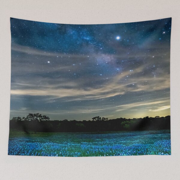 Item preview, Texas Bluebonnets under the Milky Way. designed and sold by Maddie4Real.