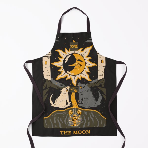 Item preview, The Moon XVIII Tarot Card designed and sold by pedrococaro.
