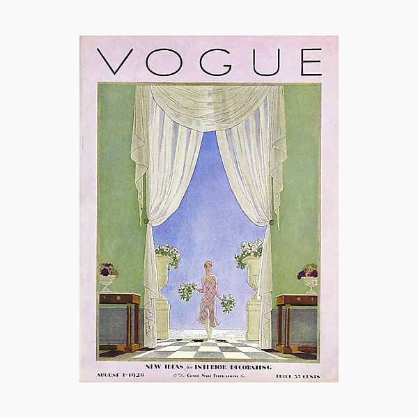 vogue vintage Photographic Print