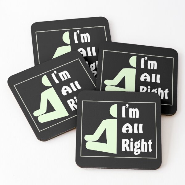 Item preview, I'm All Right designed and sold by Slap-Cat.