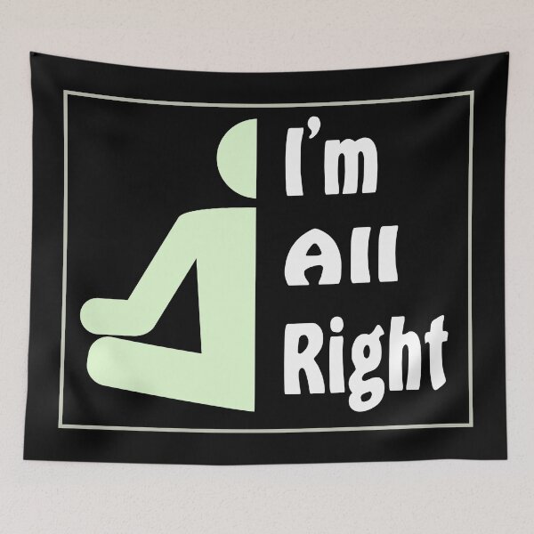 Item preview, I'm All Right designed and sold by Slap-Cat.