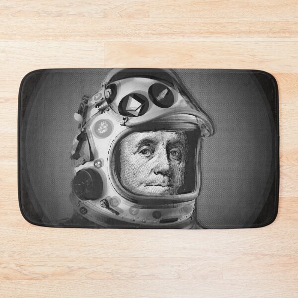 Item preview, Crypto Benjamin | Cyber Space Astronaut Miner | Vintage designed and sold by spinolator.