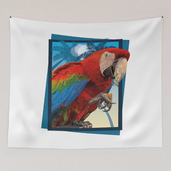 Item preview, scarlet macaw designed and sold by obscurite.