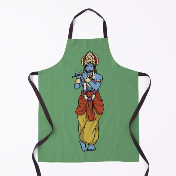 Item preview, Hindu God Lord Vishnu playing flute designed and sold by HeatherPhn.