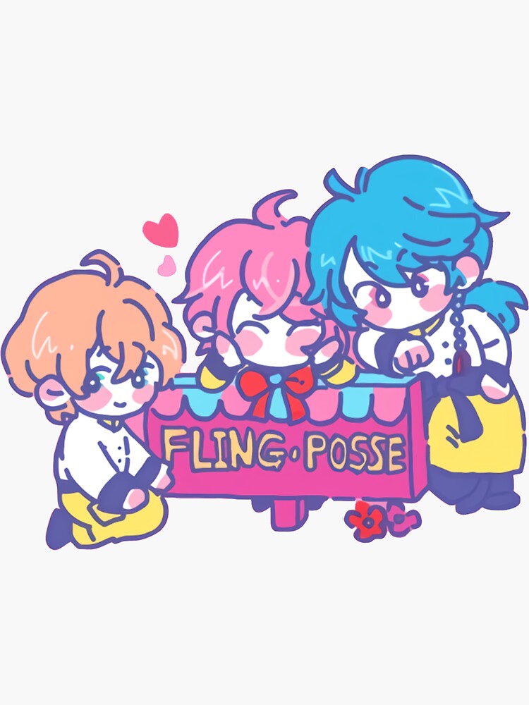 "Hypnosis Mic Fling Posse" Sticker for Sale by Redbubble