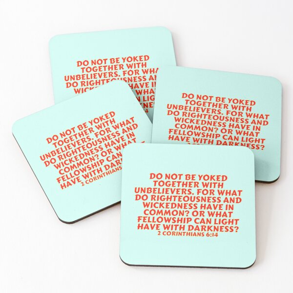 Item preview, Bible Verse 2 Corinthians 6:14 designed and sold by Prayingwarrior.