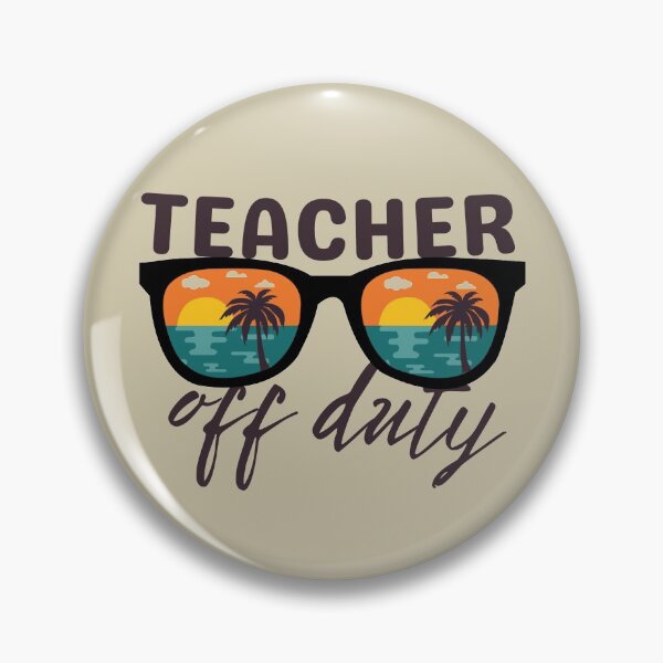 Item preview, Teacher Off Duty Sunglasses Beach Sunset designed and sold by brooklyntowner.