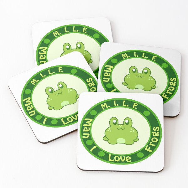 Item preview, I love Frogs MILF Logo designed and sold by Sixthsun.