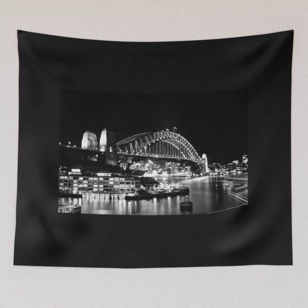 Item preview, Sydney Harbour Bridge in Black and White II designed and sold by Blackadder Photography.