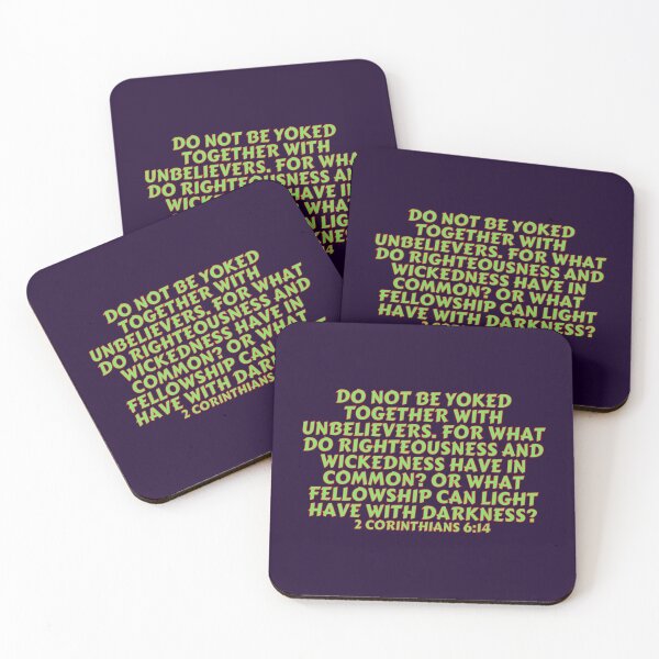 Item preview, Bible Verse 2 Corinthians 6:14 designed and sold by Prayingwarrior.